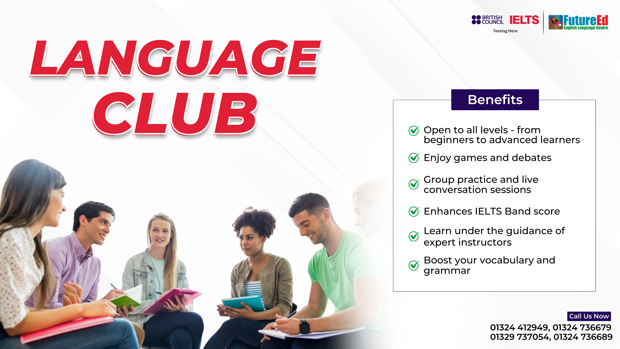 Language Club course card